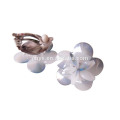 Fashion Handmade French Flower Clip On Statement Earrings For Party Jewelry